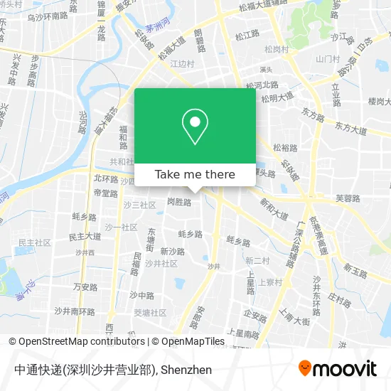 中通快递(深圳沙井营业部) map