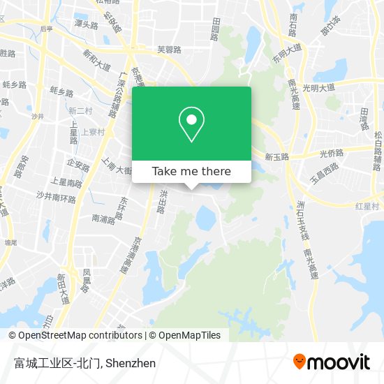 富城工业区-北门 map