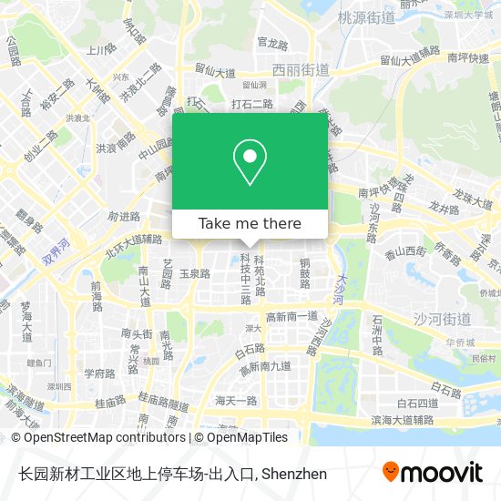 长园新材工业区地上停车场-出入口 map