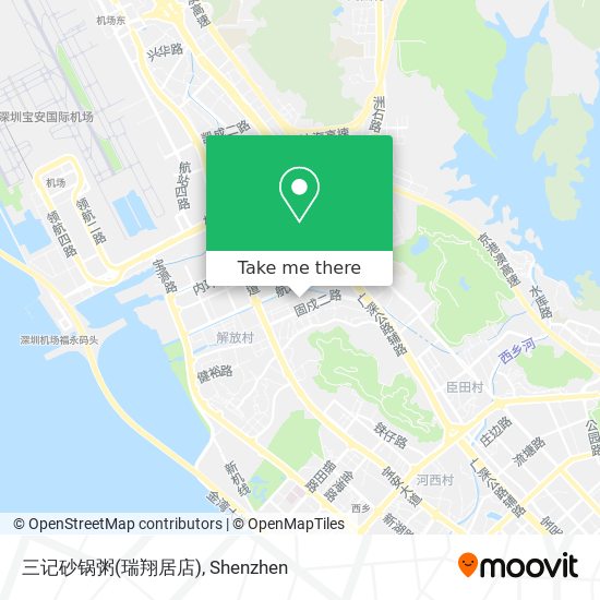 三记砂锅粥(瑞翔居店) map