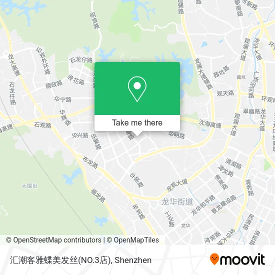 汇潮客雅蝶美发丝(NO.3店) map