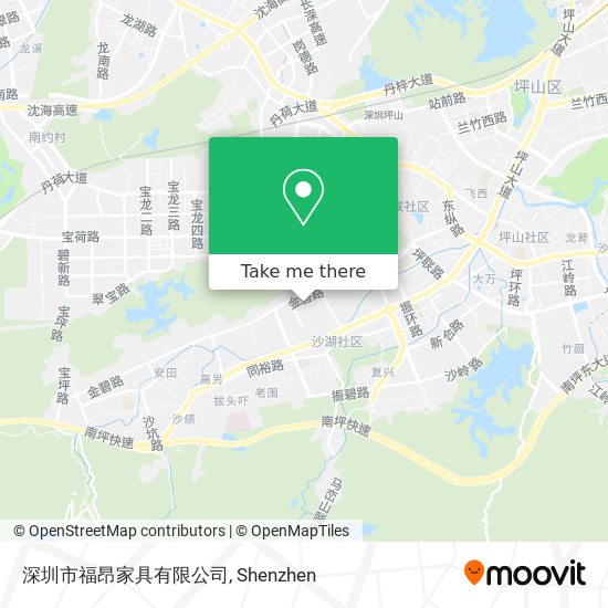 深圳市福昂家具有限公司 map