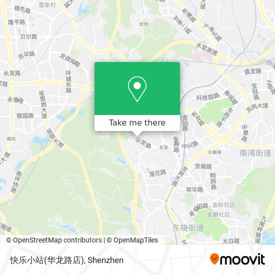 快乐小站(华龙路店) map