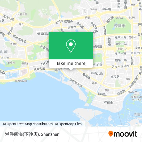 潮香四海(下沙店) map