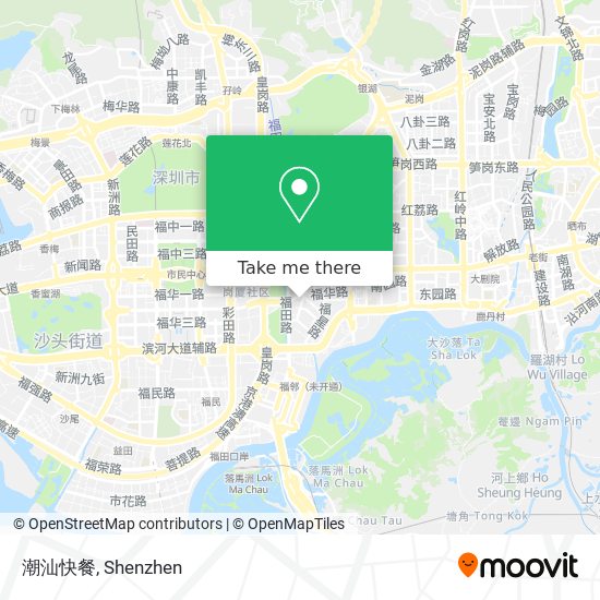 潮汕快餐 map