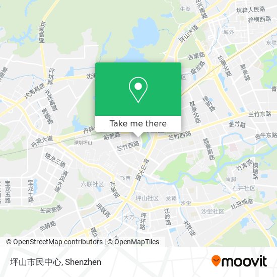 坪山市民中心 map