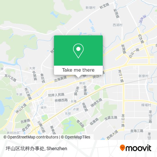 坪山区坑梓办事处 map
