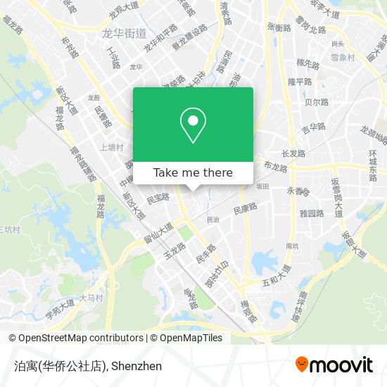 泊寓(华侨公社店) map
