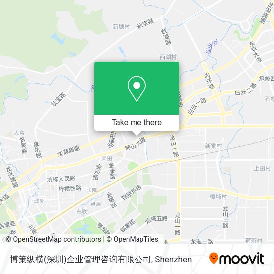博策纵横(深圳)企业管理咨询有限公司 map