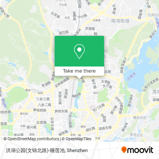 洪湖公园(文锦北路)-睡莲池 map