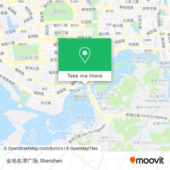 金地名津广场 map