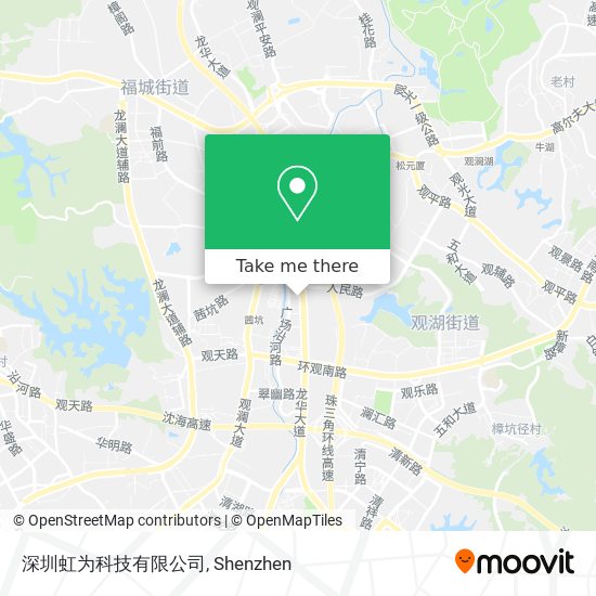 深圳虹为科技有限公司 map
