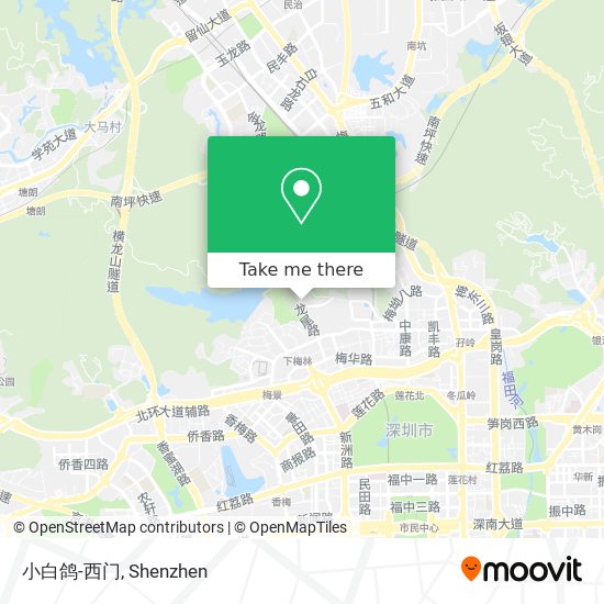 小白鸽-西门 map