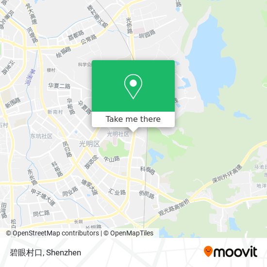 碧眼村口 map