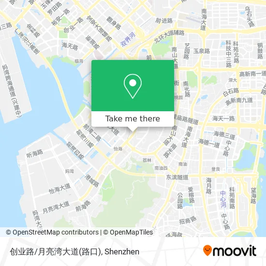 创业路/月亮湾大道(路口) map
