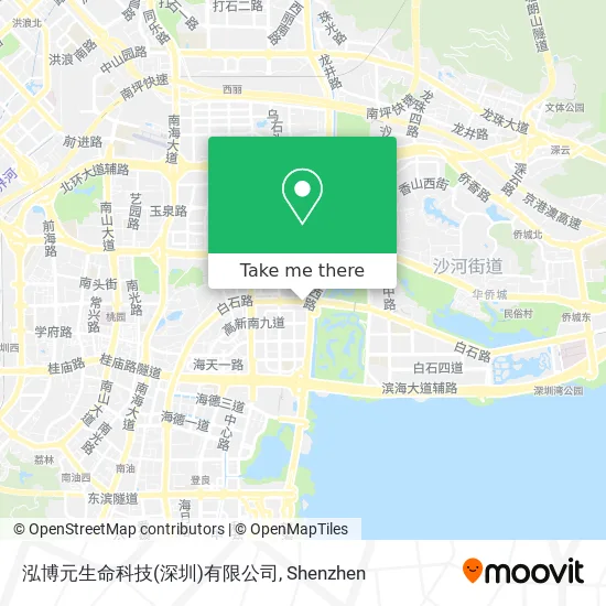 泓博元生命科技(深圳)有限公司 map