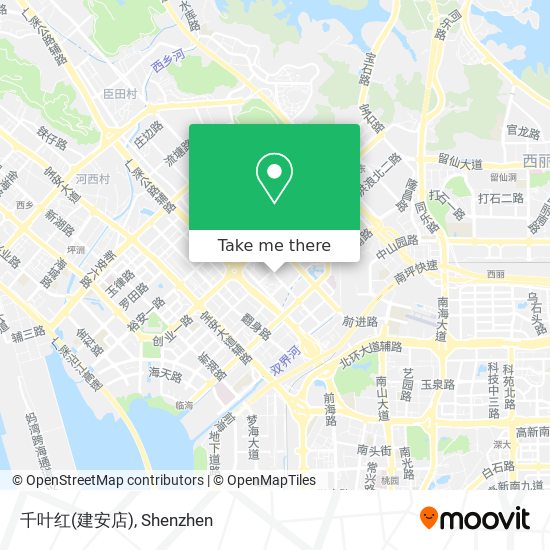千叶红(建安店) map