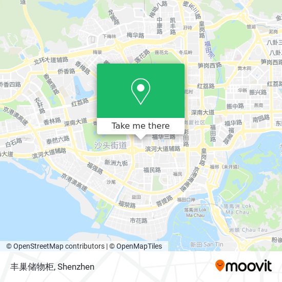 丰巢储物柜 map