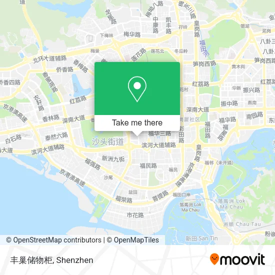 丰巢储物柜 map