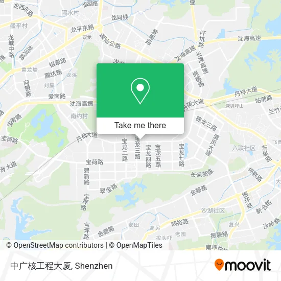 中广核工程大厦 map