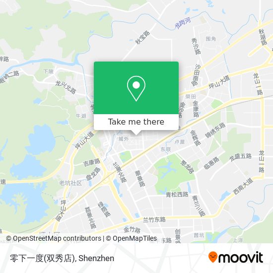零下一度(双秀店) map