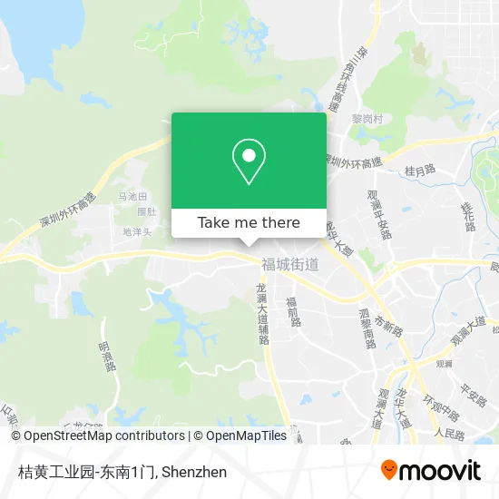 桔黄工业园-东南1门 map