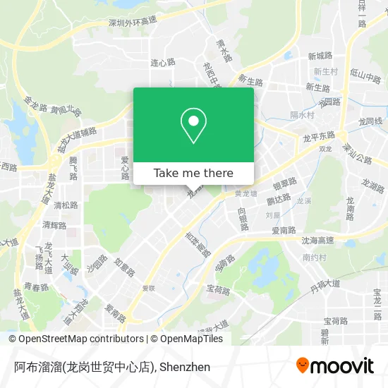 阿布溜溜(龙岗世贸中心店) map