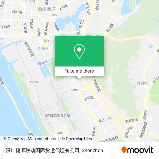 深圳捷顺联动国际货运代理有公司 map