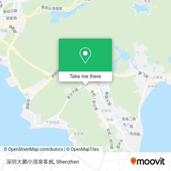 深圳大鹏小清泉客栈 map