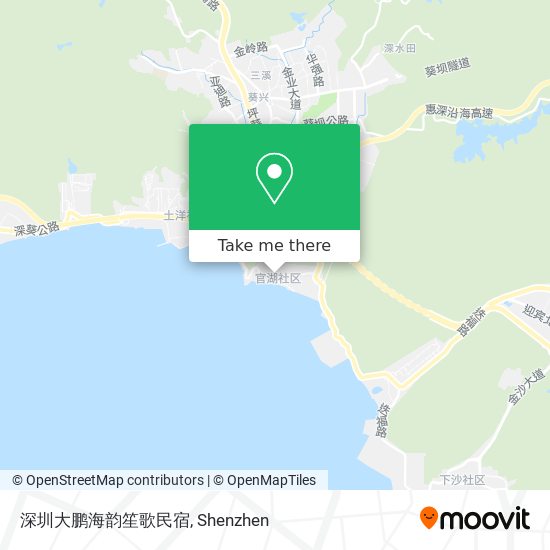 深圳大鹏海韵笙歌民宿 map