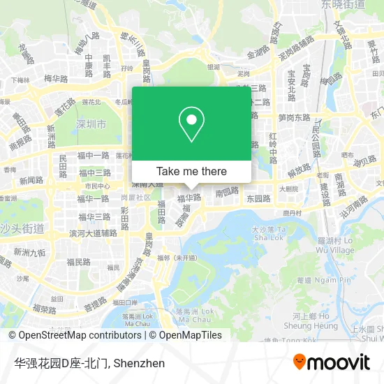 华强花园D座-北门 map