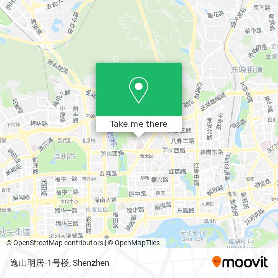 逸山明居-1号楼 map