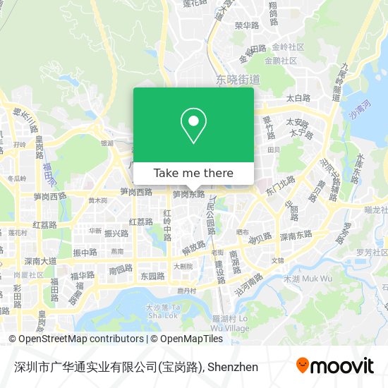 深圳市广华通实业有限公司(宝岗路) map