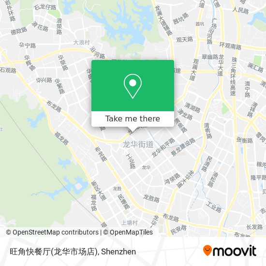 旺角快餐厅(龙华市场店) map