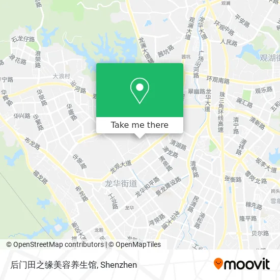 后门田之缘美容养生馆 map