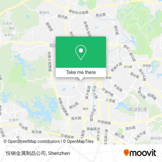 恒钢金属制品公司 map