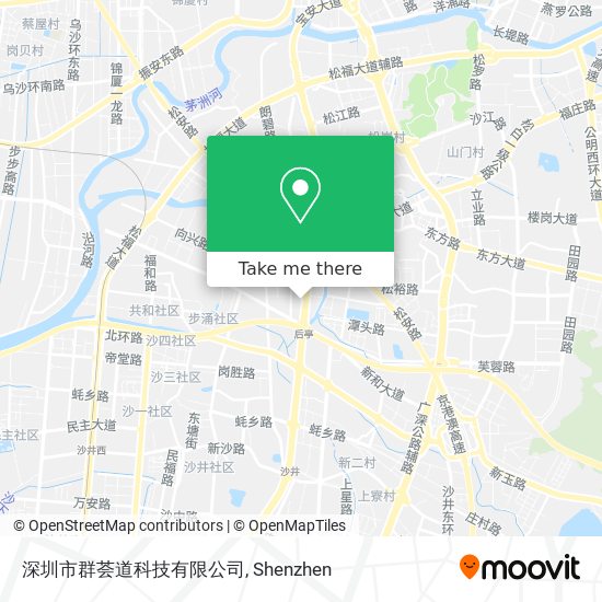 深圳市群荟道科技有限公司 map