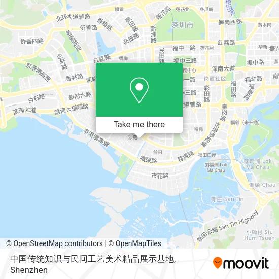 中国传统知识与民间工艺美术精品展示基地 map