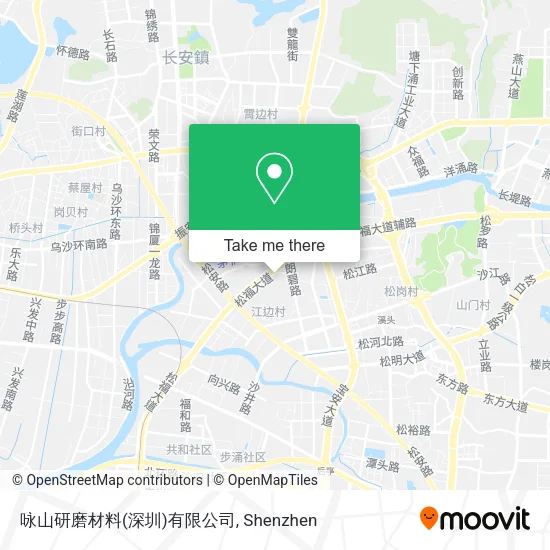 咏山研磨材料(深圳)有限公司 map