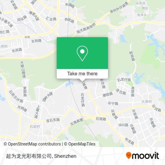 超为龙光彩有限公司 map