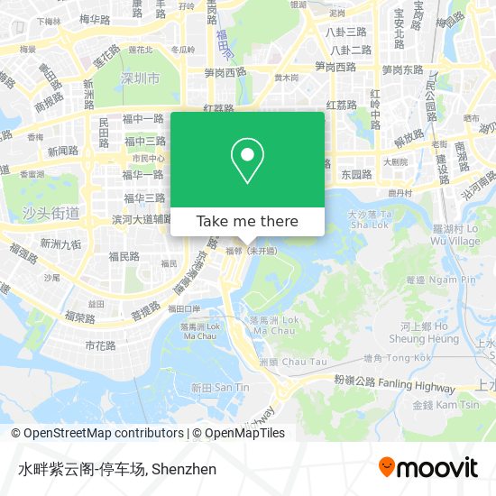 水畔紫云阁-停车场 map