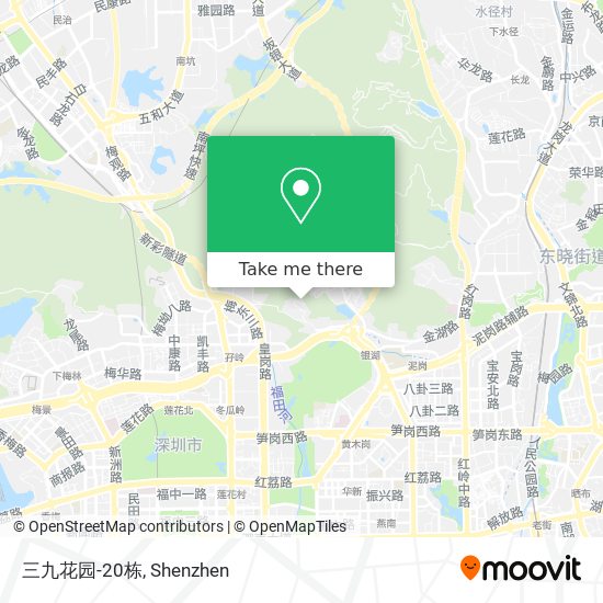 三九花园-20栋 map