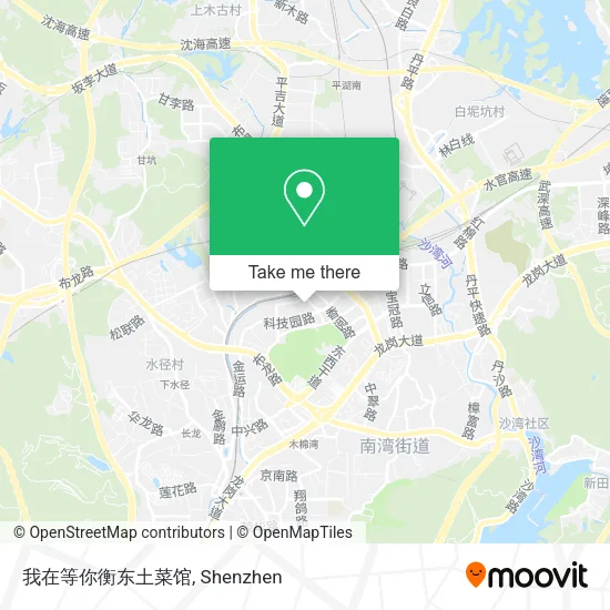 我在等你衡东土菜馆 map