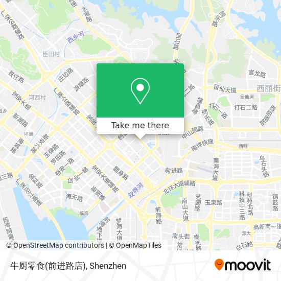 牛厨零食(前进路店) map