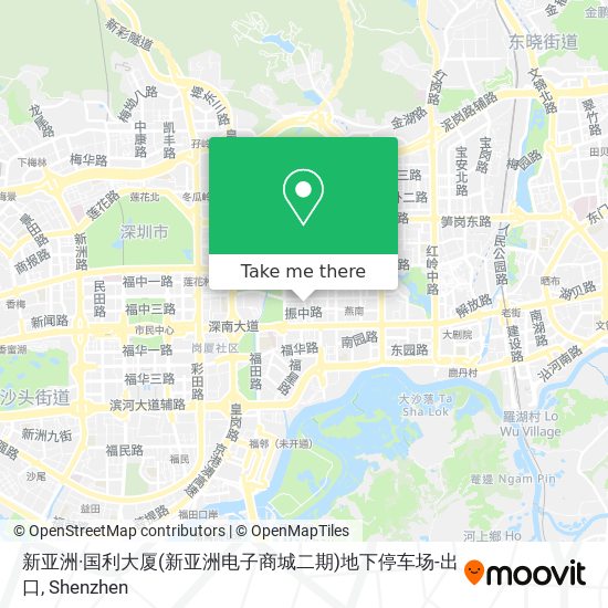 新亚洲·国利大厦(新亚洲电子商城二期)地下停车场-出口 map
