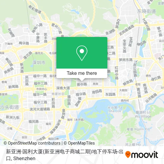 新亚洲·国利大厦(新亚洲电子商城二期)地下停车场-出口 map