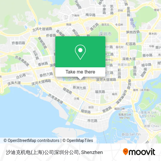 沙迪克机电(上海)公司深圳分公司 map