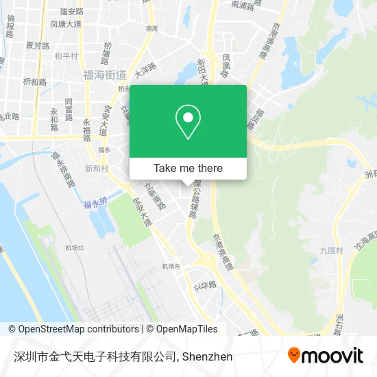 深圳市金弋天电子科技有限公司 map