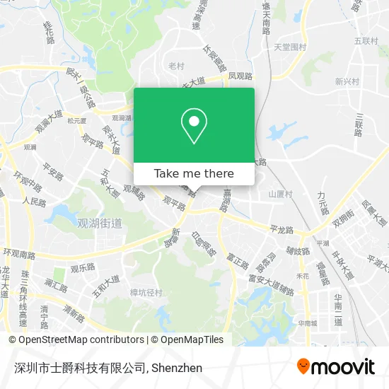 深圳市士爵科技有限公司 map