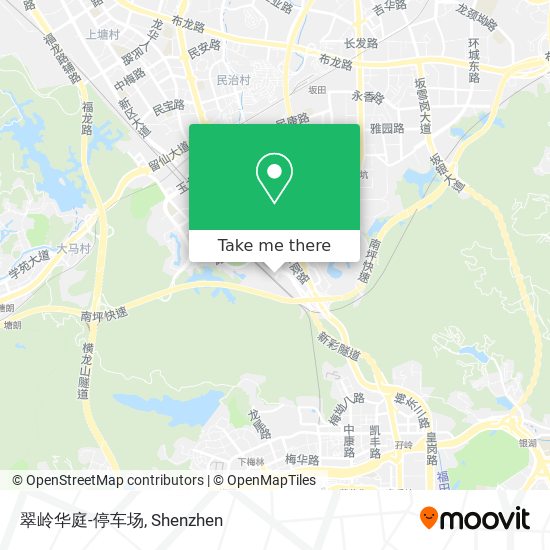 翠岭华庭-停车场 map